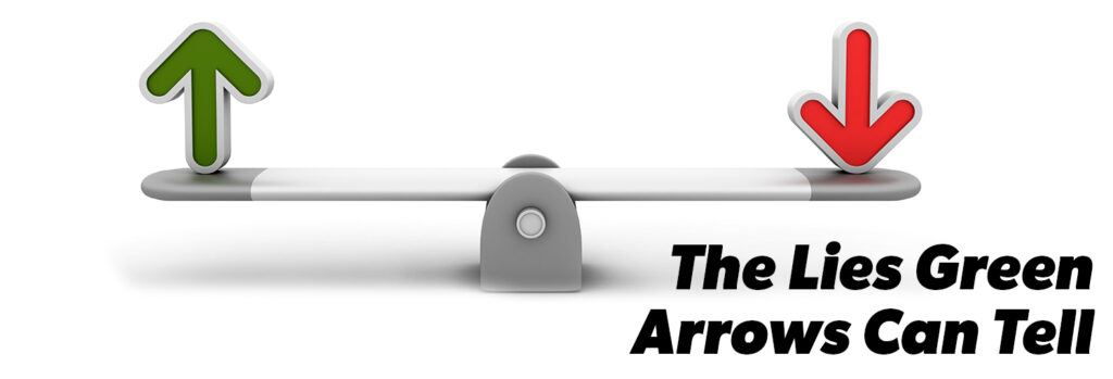 Green - Red Arrow Banner